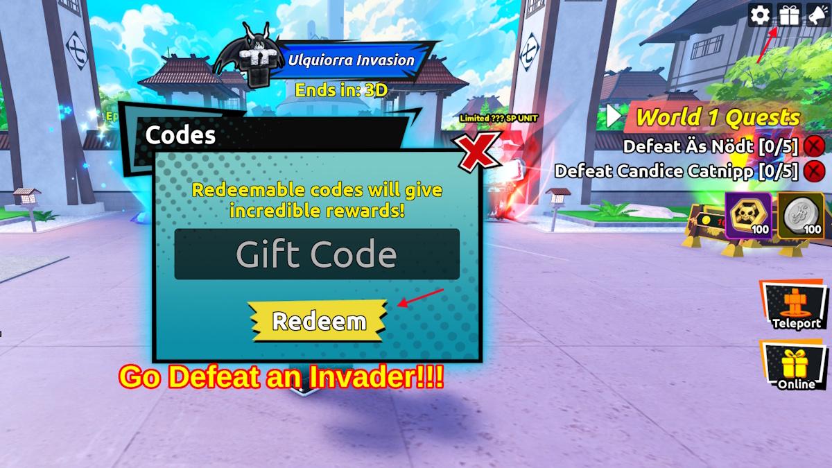 Anime Stars codes screenshot